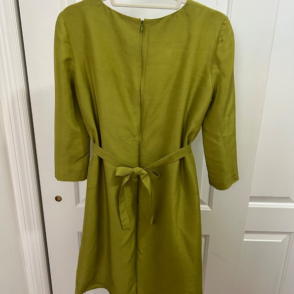 Alberta Ferretti Green Silk Dress IT 40 (approx. US 4–6) - Picture 3 of 4